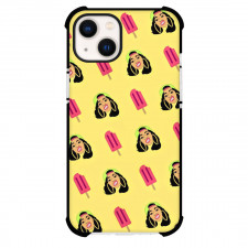 Cardi B Phone Case For iPhone Samsung Galaxy Pixel OnePlus Vivo Xiaomi Asus Sony Motorola Nokia - Cardi B Popsicle Pattern Art On Yellow Background