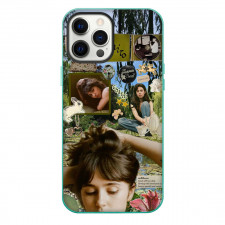 Clairo Phone Case For iPhone Samsung Galaxy Pixel OnePlus Vivo Xiaomi Asus Sony Motorola Nokia - Clairo Green Tone Collage Poster