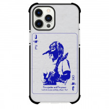 Djo Phone Case For iPhone Samsung Galaxy Pixel OnePlus Vivo Xiaomi Asus Sony Motorola Nokia - Djo I Am A Jester And I Am Yours Blue Illustration Art On Gray Background