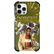 Doechii Phone Case For iPhone Samsung Galaxy Pixel OnePlus Vivo Xiaomi Asus Sony Motorola Nokia - Doechii Collage Green Background