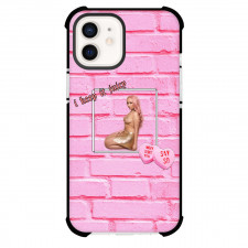 Doja Cat Phone Case For iPhone Samsung Galaxy Pixel OnePlus Vivo Xiaomi Asus Sony Motorola Nokia - Doja Cat I keep It Juicy Sitting On Pink Wall Background