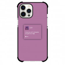 Doja Cat Phone Case For iPhone Samsung Galaxy Pixel OnePlus Vivo Xiaomi Asus Sony Motorola Nokia - Doja Cat So High Lyrics And Spotify Playlist Purple Background