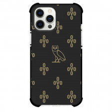 Drake Phone Case For iPhone And Samsung Galaxy - Drake Ovo Owl Poster Black background