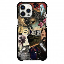 EsDeeKid Phone Case For iPhone Samsung Galaxy Pixel OnePlus Vivo Xiaomi Asus Sony Motorola Nokia - EsDeeKid Collage Red Background