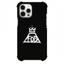 Fall Out Boy Phone Case For iPhone And Samsung Galaxy - Fall Out Boy Logo On Black Background