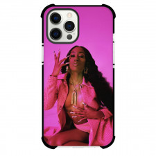 Flo Milli Phone Case For iPhone Samsung Galaxy Pixel OnePlus Vivo Xiaomi Asus Sony Motorola Nokia - Flo Milli PhotoShoot On Pink Background