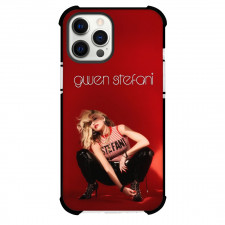 Gwen Stefani Phone Case For iPhone Samsung Galaxy Pixel OnePlus Vivo Xiaomi Asus Sony Motorola Nokia - Gwen Stefani Paper Magazine Red Background