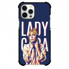 Lady Gaga Phone Case For iPhone Samsung Galaxy Pixel OnePlus Vivo Xiaomi Asus Sony Motorola Nokia - Lady Gaga Pop Art On Blue Background