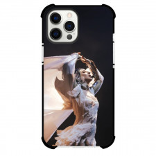 Lady Gaga Phone Case For iPhone Samsung Galaxy Pixel OnePlus Vivo Xiaomi Asus Sony Motorola Nokia - Lady Gaga Side Portrait Wearing White Dress