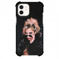 Lady Gaga Phone Case For iPhone Samsung Galaxy Pixel OnePlus Vivo Xiaomi Asus Sony Motorola Nokia - Lady Gaga Wears Sunglasses Portrait On Black Background