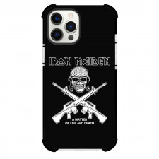 Iron Maiden Phone Case For iPhone Samsung Galaxy Pixel OnePlus Vivo Xiaomi Asus Sony Motorola Nokia - Iron Maiden Life And Death Poster
