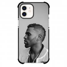 Jason Derulo Phone Case For iPhone Samsung Galaxy Pixel OnePlus Vivo Xiaomi Asus Sony Motorola Nokia - Jason Derulo Side Portrait Grayscale Poster