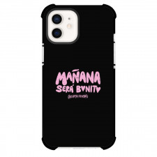 Karol G Phone Case For iPhone Samsung Galaxy Pixel OnePlus Vivo Xiaomi Asus Sony Motorola Nokia - Karol G Manana Sea Bonito Pink Logo On Black Background