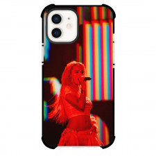 Karol G Phone Case For iPhone Samsung Galaxy Pixel OnePlus Vivo Xiaomi Asus Sony Motorola Nokia - Karol G Performing In A Concert Red Light Effect Poster