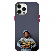 Kendrick Lamar Phone Case For iPhone Samsung Galaxy Pixel OnePlus Vivo Xiaomi Asus Sony Motorola Nokia - Kendrick Lamar Holding Grammys On Gray Background