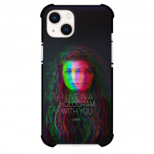 Lorde Phone Case For iPhone Samsung Galaxy Pixel OnePlus Vivo Xiaomi Asus Sony Motorola Nokia - Lorde Lyrics I Live in A Hologram With You Portrait Poster