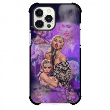 Miley Cyrus Phone Case For iPhone Samsung Galaxy Pixel OnePlus Vivo Xiaomi Asus Sony Motorola Nokia - Miley Cyrus Collage Pink Background