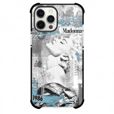 Madonna Phone Case For iPhone Samsung Galaxy Pixel OnePlus Vivo Xiaomi Asus Sony Motorola Nokia - Madonna 1986 Art Grayscale Poster