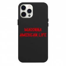 Madonna Phone Case For iPhone Samsung Galaxy Pixel OnePlus Vivo Xiaomi Asus Sony Motorola Nokia - Madonna American Life Red Logo
