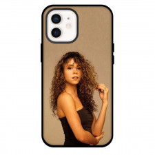 Mariah Carey Phone Case For iPhone Samsung Galaxy Pixel OnePlus Vivo Xiaomi Asus Sony Motorola Nokia - Mariah Carey Side Portrait On Brown Background