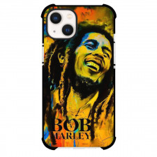 Bob Marley Phone Case For iPhone and Samsung Galaxy Devices - Bob Marley Portrait On Watercolor Background