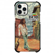 Bob Marley Phone Case For iPhone and Samsung Galaxy Devices - Bob Marley Side Portrait On Seaside Background