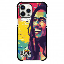 Bob Marley Phone Case For iPhone and Samsung Galaxy Devices - Bob Marley Side Portrait Wpap Popart