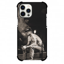 Parker McCollum Phone Case For iPhone Samsung Galaxy Pixel OnePlus Vivo Xiaomi Asus Sony Motorola Nokia - Parker McCollum Sitting On Stage Grayscale Poster