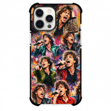 Mick Jagger Phone Case For iPhone Samsung Galaxy Pixel OnePlus Vivo Xiaomi Asus Sony Motorola Nokia - Mick Jagger Watercolor Collage