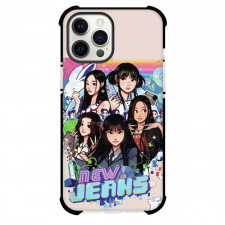 New Jeans Phone Case For iPhone and Samsung Galaxy Devices - New Jeans Cartoon Poster Art