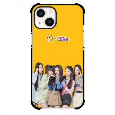 NewJeans Phone Case For iPhone Samsung Galaxy Pixel OnePlus Vivo Xiaomi Asus Sony Motorola Nokia - NewJeans X McDonalds Portrait On Yellow Background