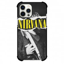 Nirvana Phone Case For iPhone Samsung Galaxy Pixel OnePlus Vivo Xiaomi Asus Sony Motorola Nokia - Nirvana Fan Made Grayscale Poster