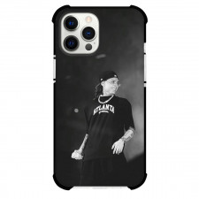 Peso Pluma Phone Case For iPhone Samsung Galaxy Pixel OnePlus Vivo Xiaomi Asus Sony Motorola Nokia - Peso Pluma Grayscale Candid Poster