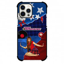 PinkPantheress Phone Case For iPhone Samsung Galaxy Pixel OnePlus Vivo Xiaomi Asus Sony Motorola Nokia - PinkPantheress Hands On The Edges Logo Blue Red Background Collage Poster