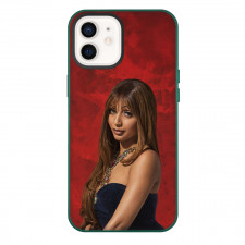 PinkPantheress Phone Case For iPhone Samsung Galaxy Pixel OnePlus Vivo Xiaomi Asus Sony Motorola Nokia - PinkPantheress Side Profile With Red Background