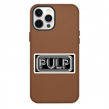Pulp Phone Case For iPhone Samsung Galaxy Pixel OnePlus Vivo Xiaomi Asus Sony Motorola Nokia - Black Typography Logo Sticker