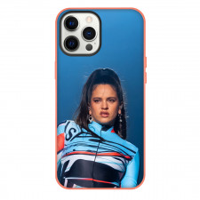Rosalia Phone Case For iPhone Samsung Galaxy Pixel OnePlus Vivo Xiaomi Asus Sony Motorola Nokia - Rosalia On Stage Wearing Blue Suit Portrait