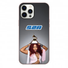SZA Phone Case For iPhone Samsung Galaxy Pixel OnePlus Vivo Xiaomi Asus Sony Motorola Nokia - SZA Holds Up Grammy Awards Trophy Poster