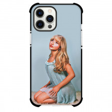 Sabrina Carpenter Phone Case For iPhone Samsung Galaxy Pixel OnePlus Vivo Xiaomi Asus Sony Motorola Nokia - Sabrina Carpenter Sitting Photoshoot Poster