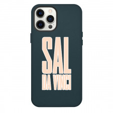 Sal Da Vinci Phone Case For iPhone Samsung Galaxy Pixel OnePlus Vivo Xiaomi Asus Sony Motorola Nokia - Sal Da Vinci Text Logo Sticker