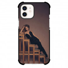 Shakira Phone Case For iPhone Samsung Galaxy Pixel OnePlus Vivo Xiaomi Asus Sony Motorola Nokia - Shakira Sitting On A Wooden Stair Photoshoot Picture