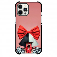 Sia Phone Case For iPhone Samsung Galaxy Pixel OnePlus Vivo Xiaomi Asus Sony Motorola Nokia - Sia Portrait Pink Background