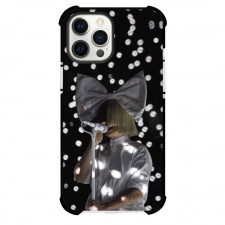 Sia Phone Case For iPhone Samsung Galaxy Pixel OnePlus Vivo Xiaomi Asus Sony Motorola Nokia - Sia Singing Polka Dot Background