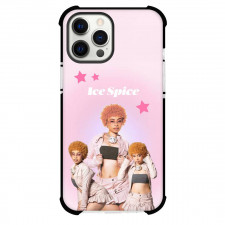 Ice Spice Phone Case For iPhone And Samsung Galaxy - Ice Spice Standing On Pink Background