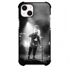 Teddy Swims Phone Case For iPhone Samsung Galaxy Pixel OnePlus Vivo Xiaomi Asus Sony Motorola Nokia - Teddy Swims Performing In A Concert Grayscale Poster