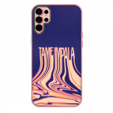 Tame Impala Phone Case For iPhone Samsung Galaxy Pixel OnePlus Vivo Xiaomi Asus Sony Motorola Nokia - Tame Impala Tame Impala Melting Text with Wavy Flow on Blue Background