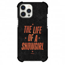 Taylor Swift Phone Case For iPhone Samsung Galaxy Pixel OnePlus Vivo Xiaomi Asus Sony Motorola Nokia - The Life Of Show Girl Red Text Logo Black Background