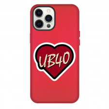 UB40 Phone Case For iPhone Samsung Galaxy Pixel OnePlus Vivo Xiaomi Asus Sony Motorola Nokia - UB40 Heart Logo Sticker Art