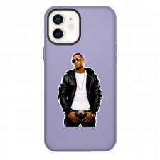 Usher Phone Case For iPhone Samsung Galaxy Pixel OnePlus Vivo Xiaomi Asus Sony Motorola Nokia - Usher Wears Leather Jacket Sticker
