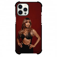 Victoria Monet Phone Case For iPhone Samsung Galaxy Pixel OnePlus Vivo Xiaomi Asus Sony Motorola Nokia - Victoria Monet In Black Cutout Dress Portrait Poster